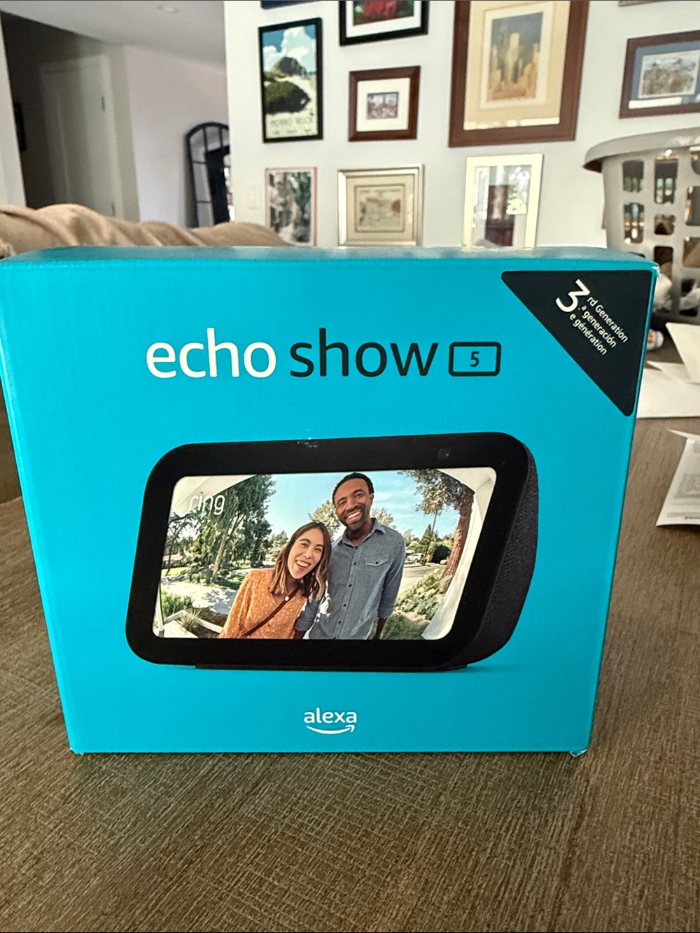 Amazon Echo Show 5 Smart Display - Teal Packaging